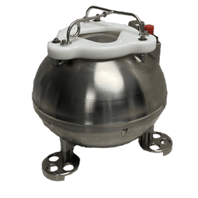 Stainless steel Trillium 360 OBS standing upright